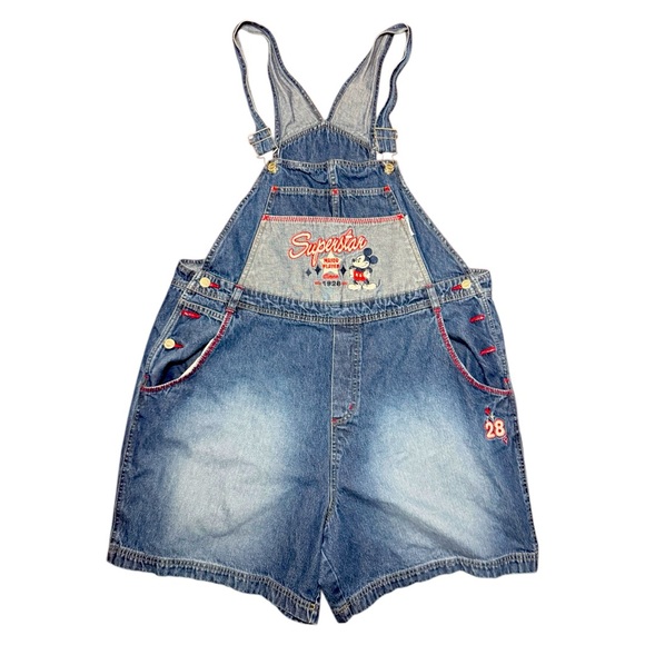 Disney Pants - Disney Main Street Superstar Women’s Denim Plus Size Vintage Overalls
